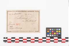 Etiketten zu Bronzehohlbuckelarmreif (NHMW-PRAE-024882)